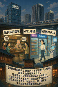 當便利商店取代了雜貨店，客家庄的「人情味」是不是也跟著消失了？